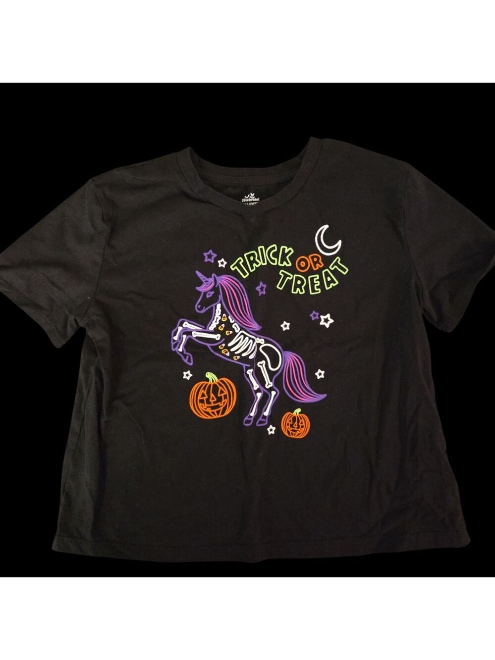 Halloween Graphic T-Shirts - Black and Orange Size S And L - Picture 2 of 7
